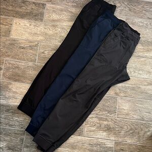 Lululemon ABC Jogger TALL medium bundle of 3 black, obsidian gray, navy